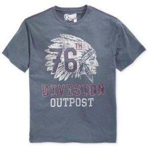 RETROFIT DIVISION GRAPHIC T-SHIRT BLUE ONYX